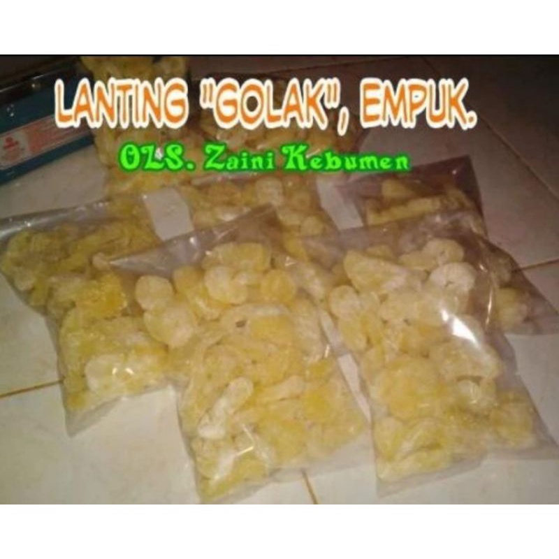 

Lanting GOLAK Gembus singkong Premium 1 kg, Gurih empuk camilan Khas Kebumen