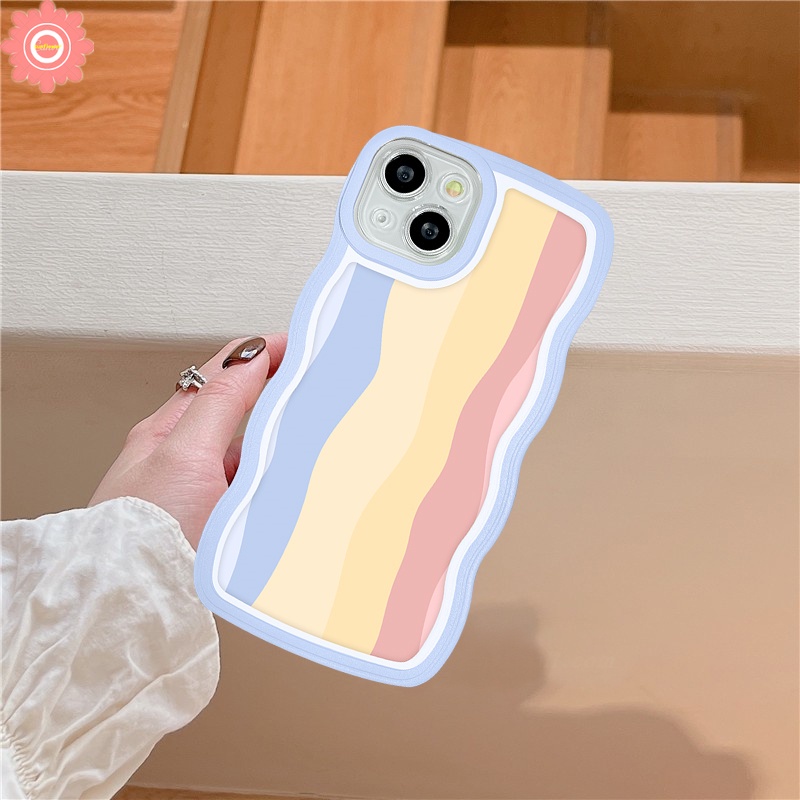 Soft Case TPU Motif NFC Warna Pelangi Untuk Redmi Note 10 10s 11 11s 9 8 10 Pro Note10 Pro Max Plus Redmi 9A 10A 10 9 9T 10C 9C 9C