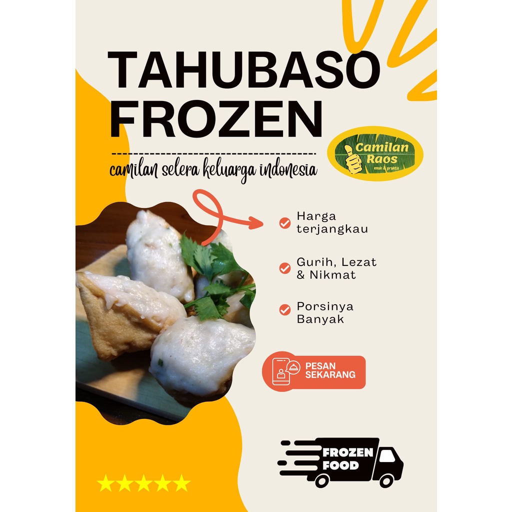 

TAHU BAKSO IKAN / TAHU BAKSO FROZEN / TAHU BAKSO SEHAT