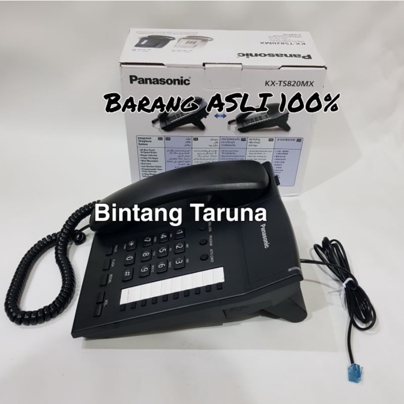 Telepon Kabel Panasonic KX-TS820MX Pesawat Telepon Panasonic KX-TS820 Telpon Kabel Panasonic TS820