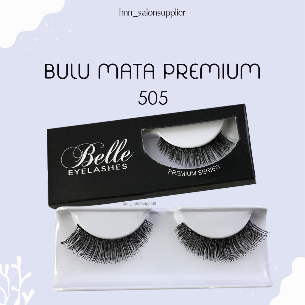 505 Bulu Mata Palsu Handmade Fake Eyelash Eye Lashes Lash Artifivial Belle Eyelashes