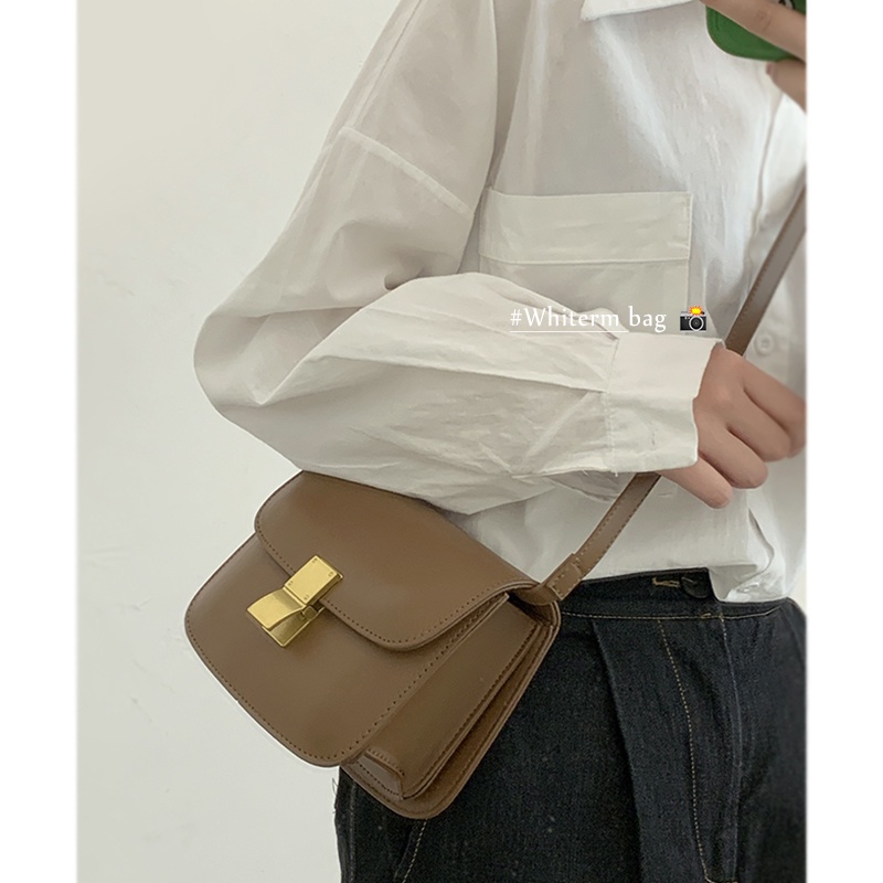 Suhao Tas wanita 2022 baru trendi high-end fashion tas tahu musim panas all-match tas messenger tas kotak kecil