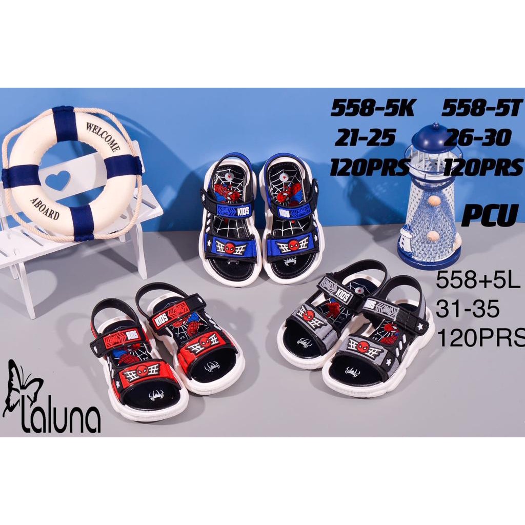 Sandal Gunung Anak Laki-laki Motif Spiderman Import Winola Collection WNL 558-5