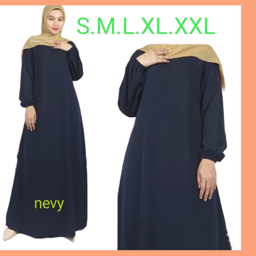 Abaya Polos/Gamis Turki/Gamis Abaya(BISA COD)