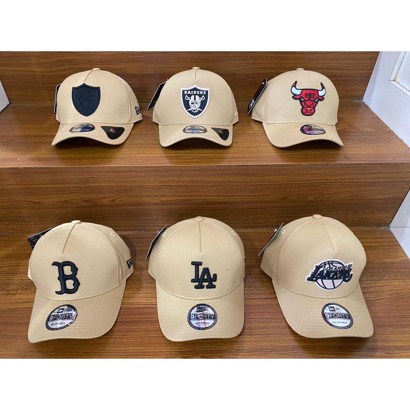 Topi baseball cream raiders Bulls NY LA topi NFL NBA Topi import MLB Terbaru