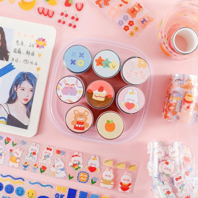 

Sticker Roll Stiker Gulung Motif Lucu