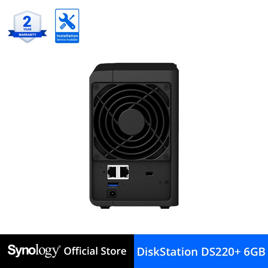 NAS Synology DS220+ - 6GB 20TB - Nas Synology DS220+ 20TB