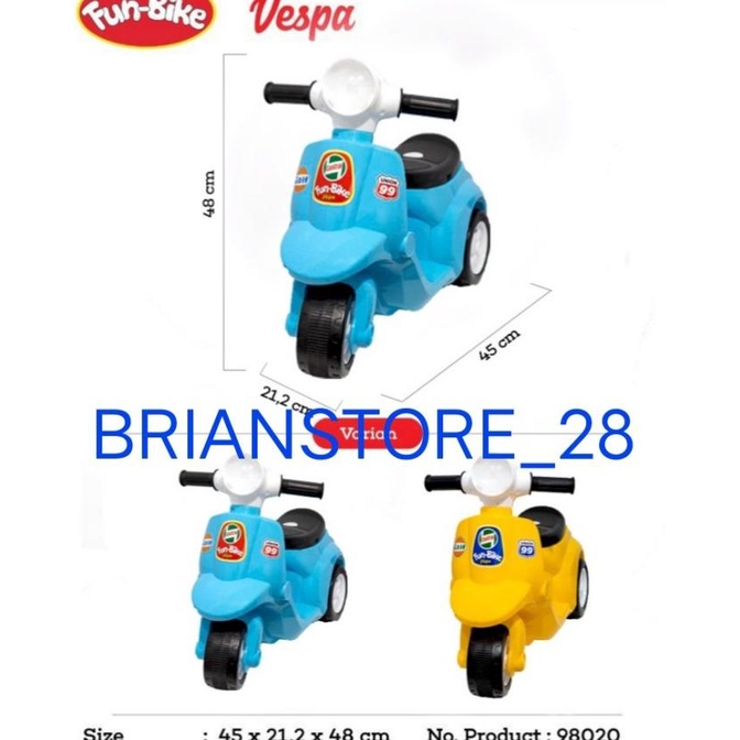 Vespa Fun Bike/Miniatur vespa keren/miniatur vespa Lucu
