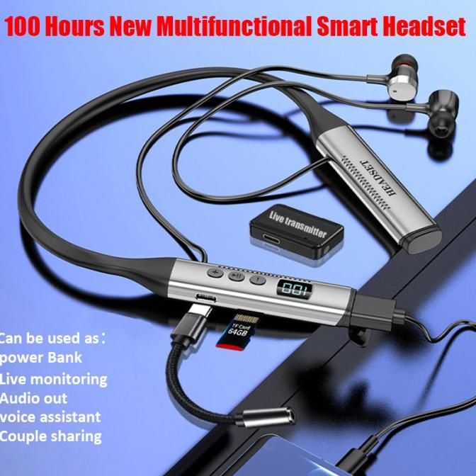 Ts65 Tws 100H Nirkabel Bluetooth Headphone Hi Fi Headset Olahraga Clarasukma23