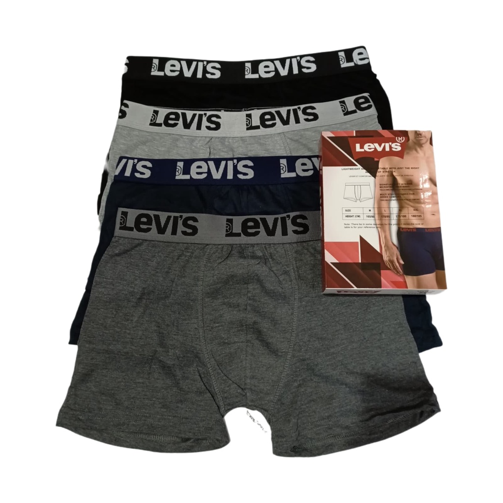 PROMO 3 PCS CELANA DALAM BOXER PRIA LEVIS