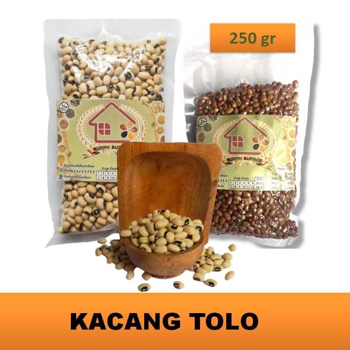 

(250 gr) KACANG TOLO Atau Kacang Otok Kacang Tunggak Merah Atau Putih