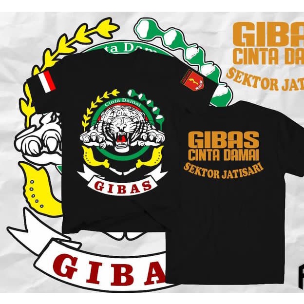 kaos gibas cinta damai ormas