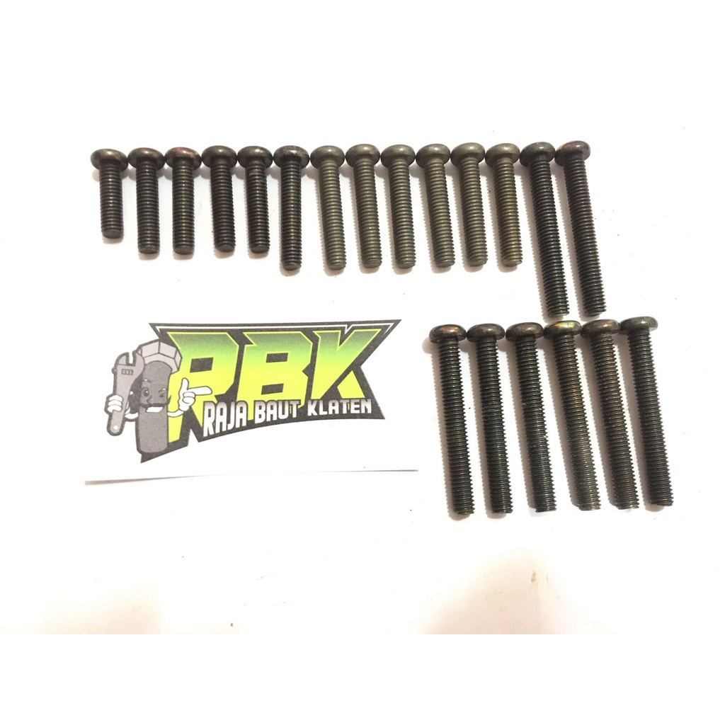 BAUT BOLT MESIN KIRI KANAN SUZUKI TORNADO CRYSTAL SPRINTER RC80 RC100 RC110 RC 80 100 110 LIKE ORIGI