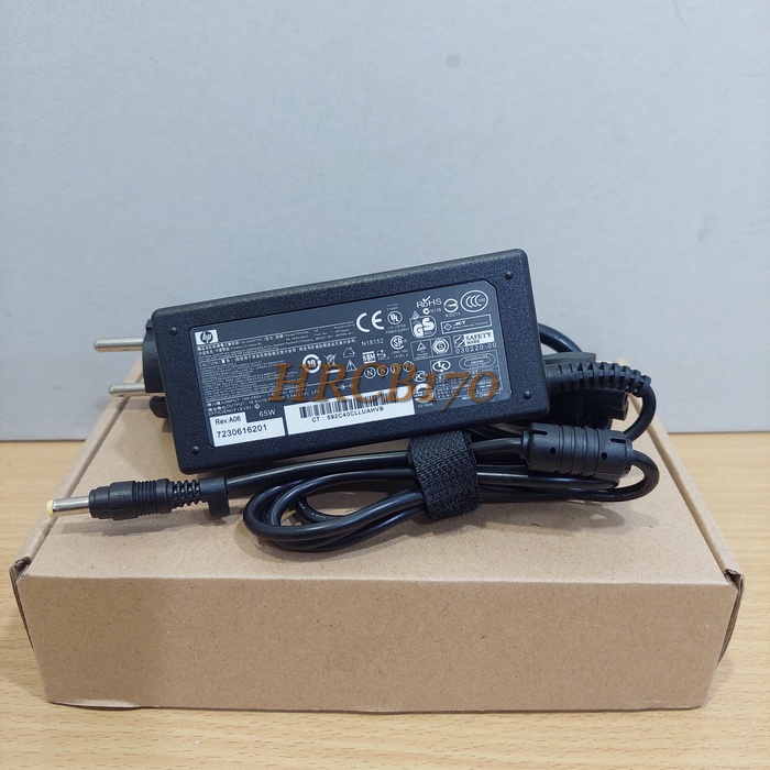 Adaptor Charger Laptop Hp 18.5V - 3.5A 65W Standar DC 4.8*1.7mm NEW -HRCB