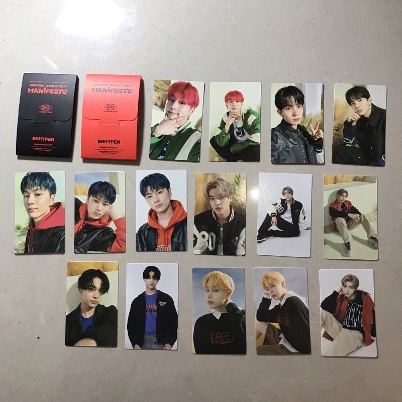 ENHYPEN Manifesto World tour md concert trading card tc spc photocard jungwon sunghoon heeseung jay 