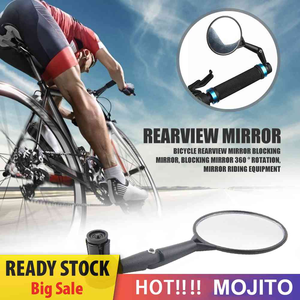 1Pc Kaca Spion Sepeda Dapat Berputar 360 Derajat