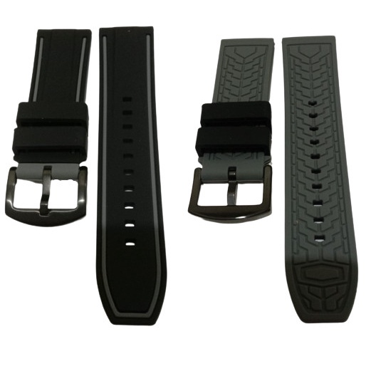 STRAP WATCH RUBBER SILICONE TALI KARET JAM TANGAN UKURAN 20 MM - 26 MM