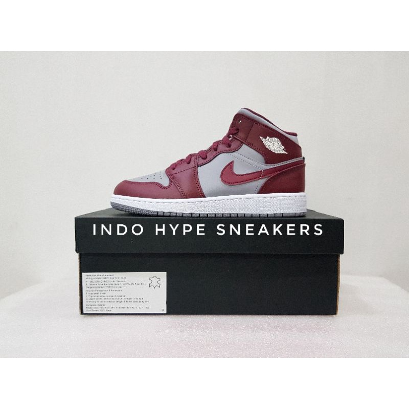 Air Jordan 1 Mid BORDEAUX (GS)