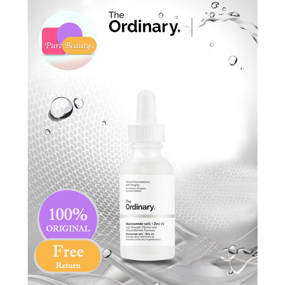 THE ORDINARY Niacinamide 10% + Zinc 1% Clear Brighten Smooth ❤ 100% Original ❤
