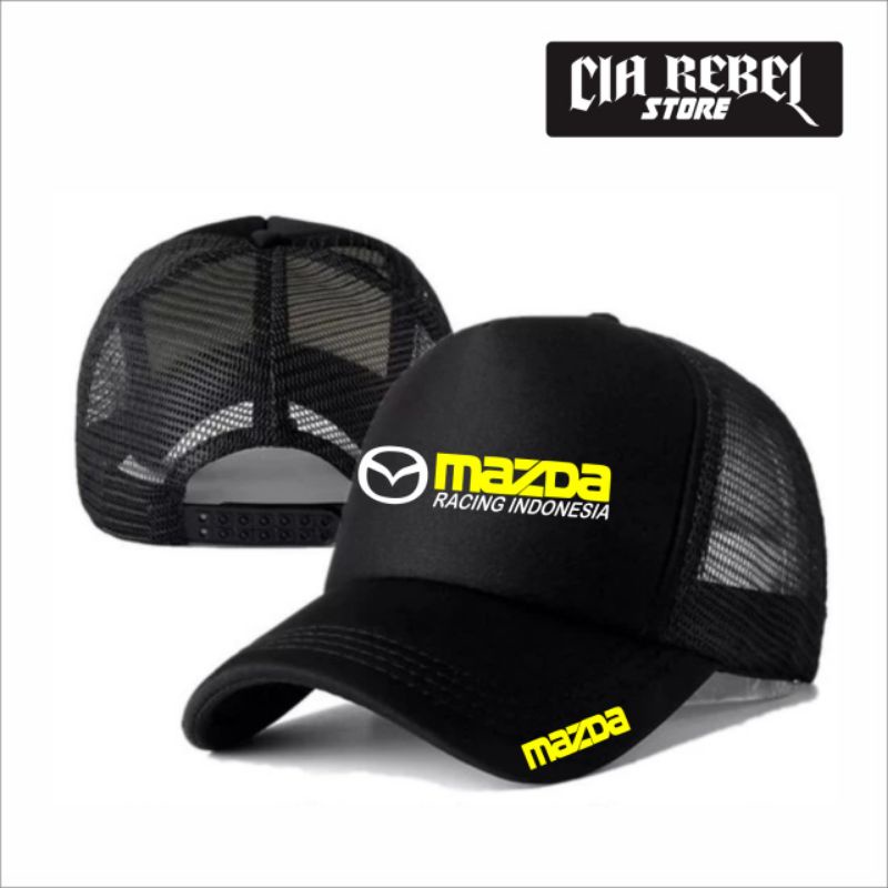 TOPI JARING TRUCKER RACING MAZDA INDONESIA TOPI MOBIL MAZDA TERLARIS - CIA REBEL