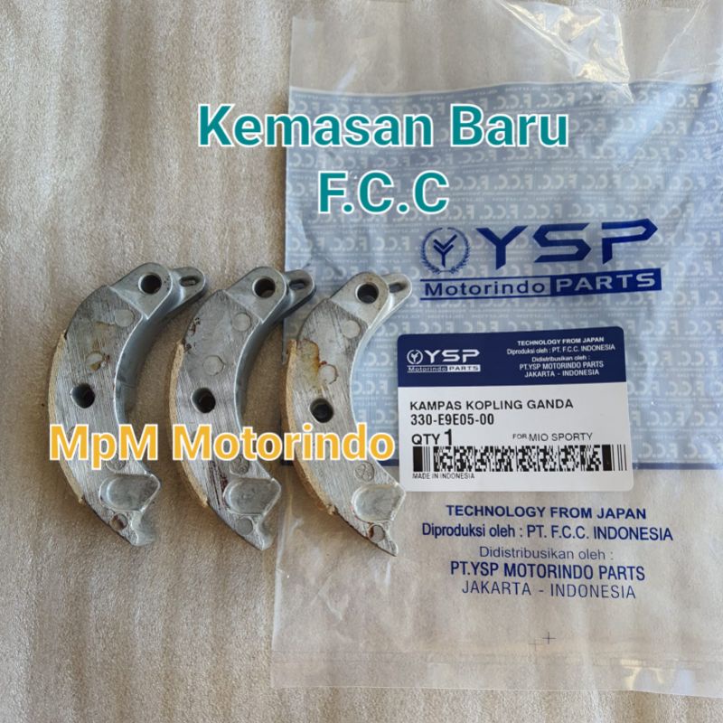 Kampas Kopling Ganda Mio Sporty 5TL Mio Carbu FCC Asli Original 100%