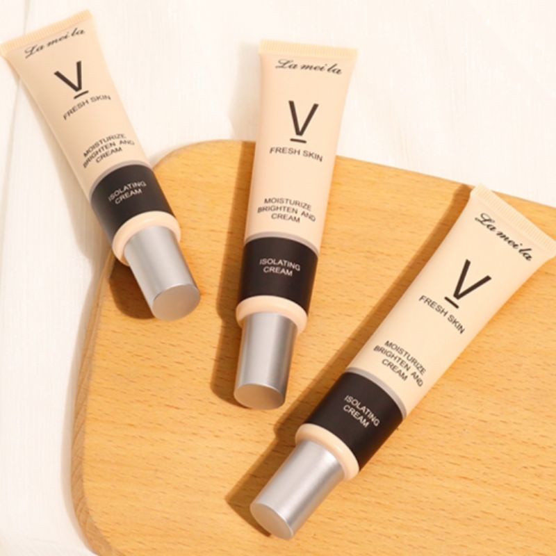 V Cream LAMEILA Original Moisturize Brighten Cream Make Up Wajah 30g Foundation Concealer Terlaris