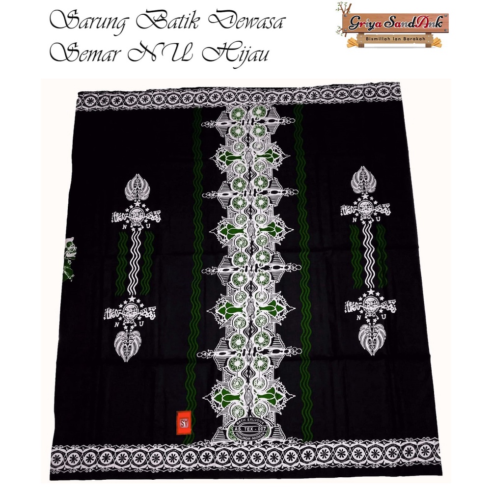 SARUNG BATIK SARUNG NU HIJAU