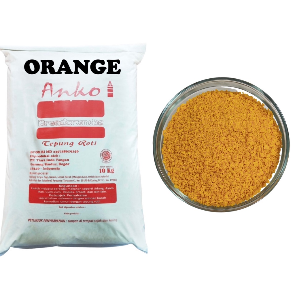 

Tepung Roti / Panko / Panir Orange 10 kg