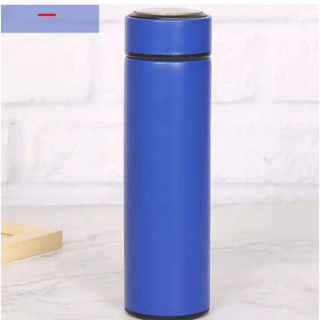 Termos Air Panas 500ml Polos stainless Tahan 24 Jam-Smart Tumbler Thermos Air Panas Mini stenlis 500ml Vaccum Termos Viral Kekinian Model Polos Tahan Air Panas Dan Dingin Stenlis Awet Kuat Tahan Lama