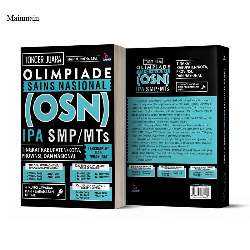 Buku Tokcer Juara Olimpiade Sains Nasional (OSN) IPA SMP/MTs - LAKSANA