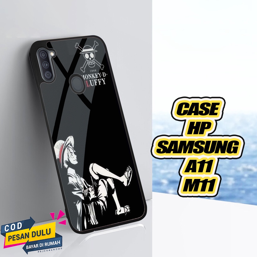 Case Samsung Galaxy A11 M11 Casing Hard Case 2D Terbaru [ ANIME OP ] - Sarung hp Samsung - Case hp S