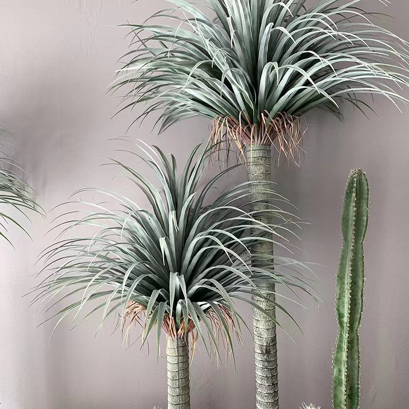 AND / COD / Pohon Palem Hias Palsu Tanaman Nolina Ponytail Palm Plastik Artificial Dekorasi Rumah PBP128