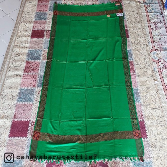 Sorban SURBAN HIJAU AL MANSUR SORBAN HIJAU KHASMIRI SIZE 100X200 CM ARABIA - Gambar 1(W6U6) Sorban T