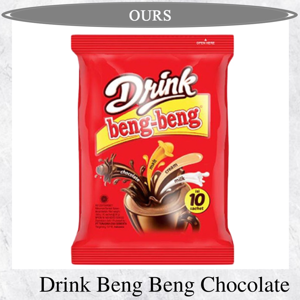 

Drink Beng Beng Chocolate Pouch isi 10pcs x 30gr Mayora minuman coklat sachet