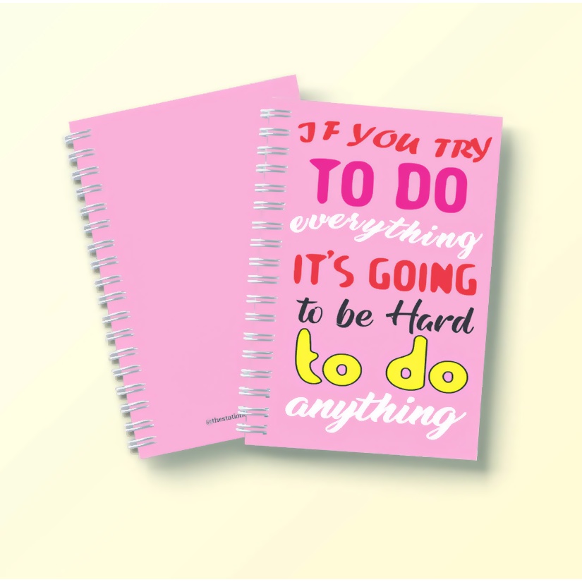 

NOTEBOOK CUSTOM A5 HARD COVER SPIRAL