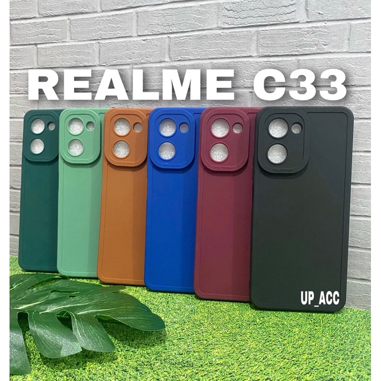 REALME C31 C33 C35 Narzo 50A PRIME CASE PRO KAMERA Casing Hp Pro Kamera Protect / Case hp Makaron Candy Tpu Lens Protect Camera Soft Case