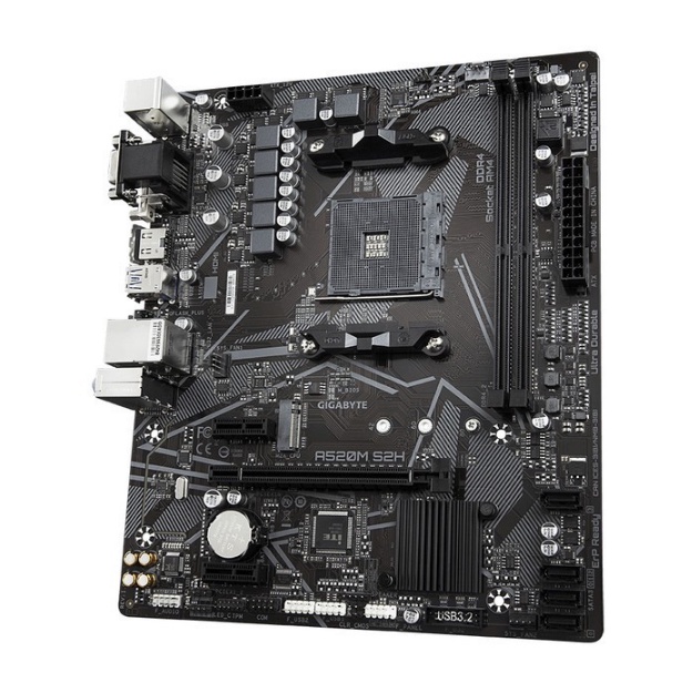 Gigabyte Motherboard A520M S2H Socket AM4 Micro ATX 2 x DDR4