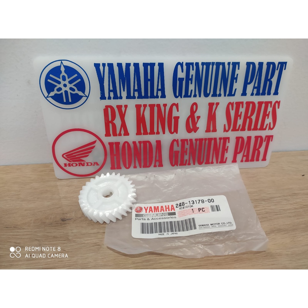 248-13178-00 GEAR GIR PLASTIK POMPA OLI SAMPING YAMAHA RX KING ORIGINAL YGP
