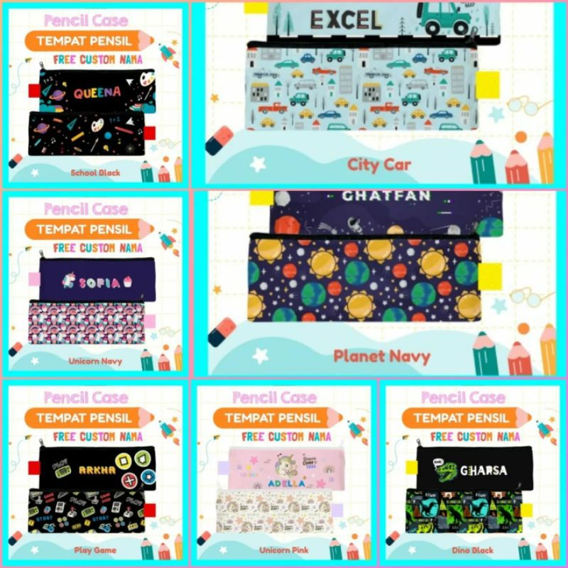 

Tempat Pensil Custom Nama