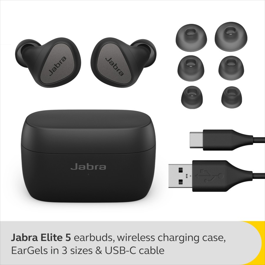 Jabra Elite 5 Elite5 True Wireless TWS Earbuds with Hybrid ANC