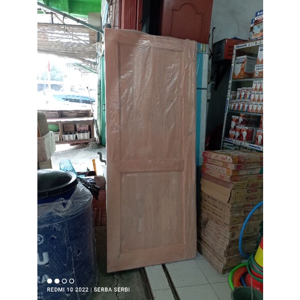 (PINTU KAYU MIXWOOD) Pintu kamar kayu (pekanbaru area)