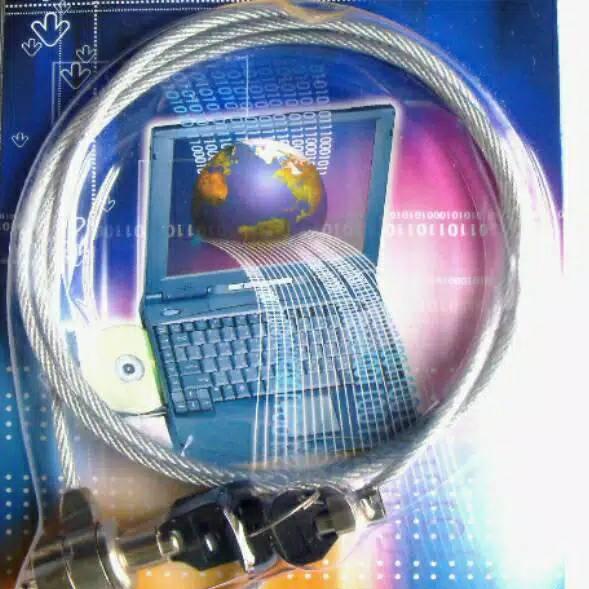 Super Gembira Kensington Lock Pengaman Laptop Proyektor Key Security Lock Kunci