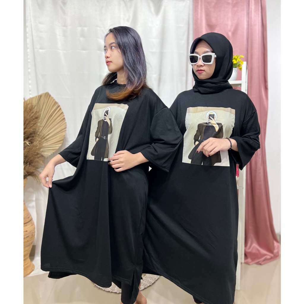 TUNIK OVERSIZE HIJAB SELFIE / ATASAN TUNIK JUMBO XXXL / ATASAN TUNIK OVERSIZE BIGSIZE