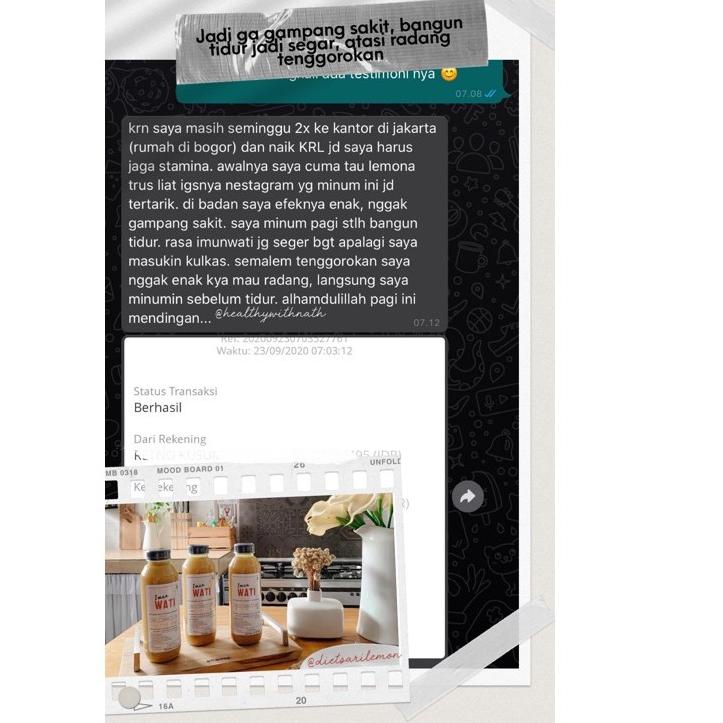 

BAYAR DITEMPAT✔️PAKET DuoWATI, LEMONWATI BPOM dan IMUNWATI. Untuk Diet & Menjaga Imunitas Tubuh|SQ1