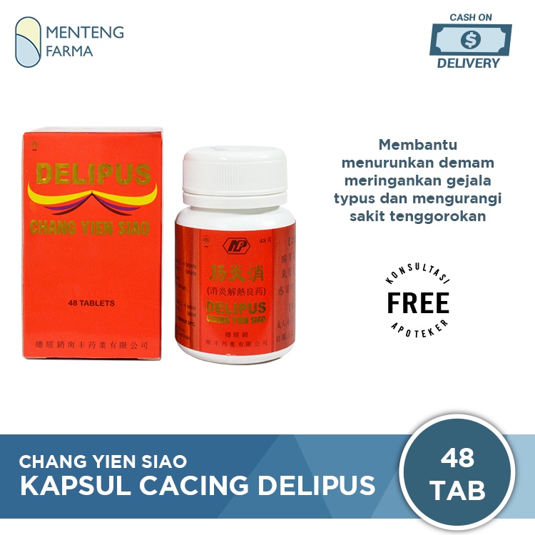 Chang Yen Siao ( Kapsul Cacing Delipus) - 48 Kapsul