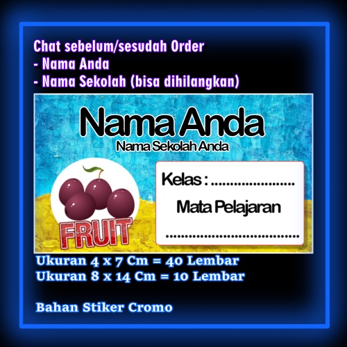

Stiker Label Buku Barbie Gadis Boneka Cantik Cute Karakter Lucu Custom Lebel Nama cromo murah 20 Varian berbeda Sticker Pelajaran Mapel buku anak sekolah Vol 8