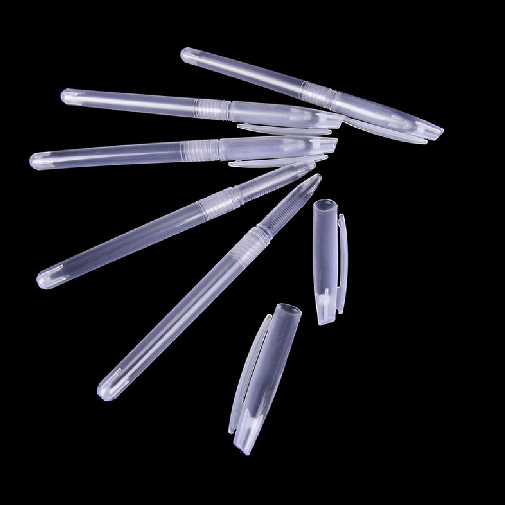 (lightoverflow2) 10pcs Pulpen Gel Transparan