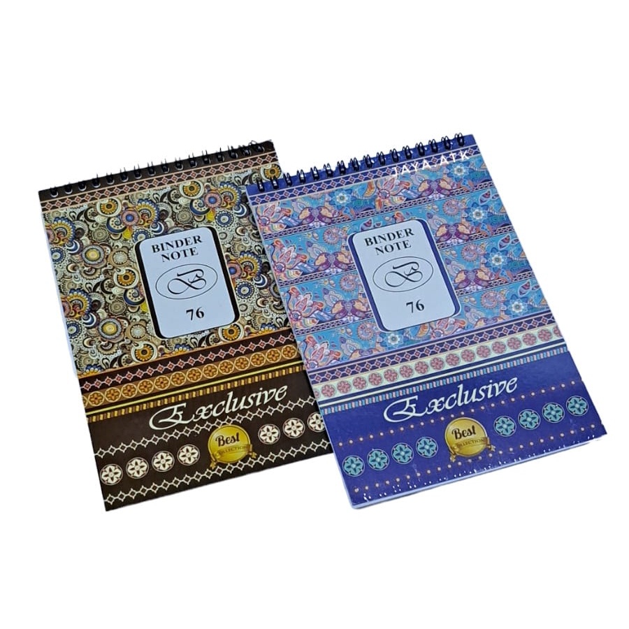 BUKU BLOCK NOTE A5 BATIK TEBAL 50 LBR BLOK NOTE SEMINAR RING ATAS NOTEPAD