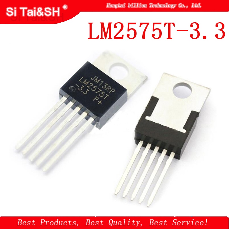 10pcs/lot LM2575T-3.3 LM2575 Buck tube output 3.3V Paket regulator switching TO220 新边进口