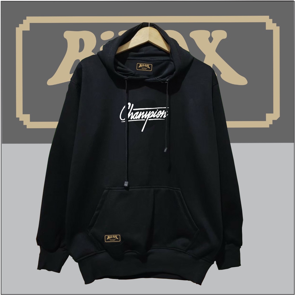 SUITER HUDIE CHAMPION SWETER HODI PRIA SWEATHER HOODIE DISTRO BANDUNG UKURAN M L XL XXL OVERSIZE JUMBO TERLARIS